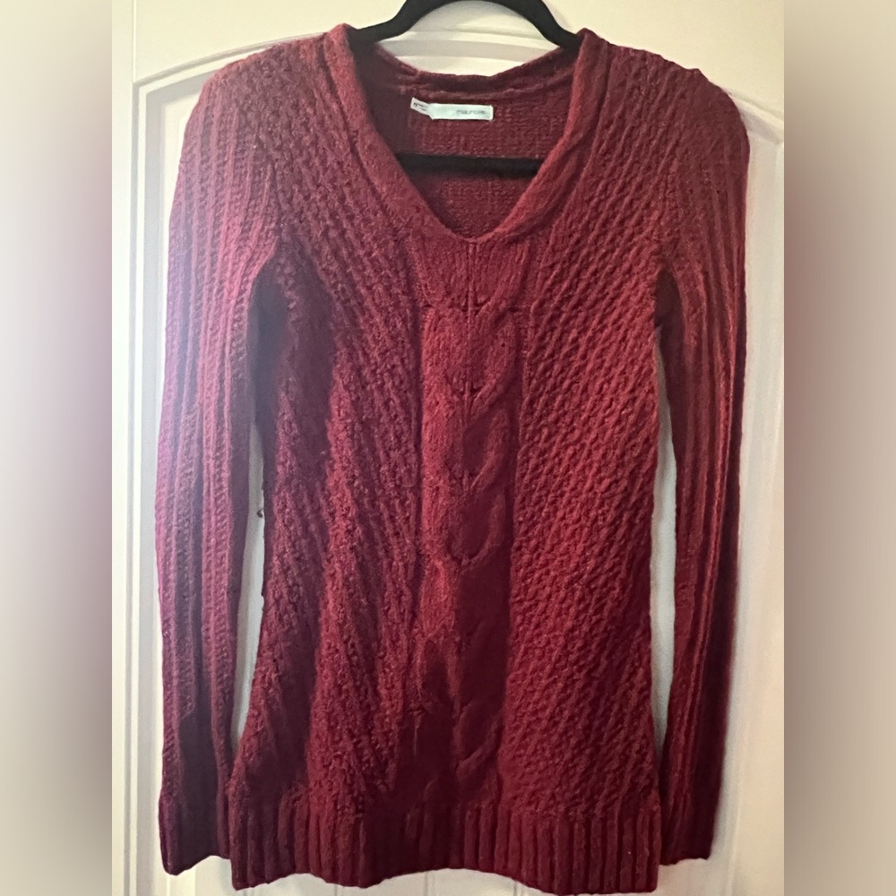 Maroon Tunic Sweater